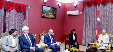 राष्ट्रपतिसँग फ्रेडरिक एबर्ट स्टिफटुङका ग्लोबल प्रेसिडेन्टको भेट