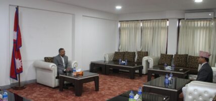 राष्ट्रियसभा अध्यक्षद्वारा उपराष्ट्रपतिसँग भेट