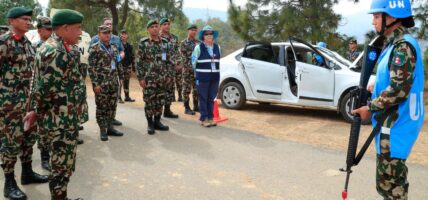 प्रधानसेनापतिद्वारा अभ्यास शान्ति प्रयास–चारको अवलोकन