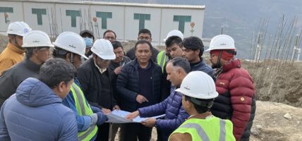 निर्माणाधीन बाह्रबिसे सबस्टेसन अन्तिम चरणमा