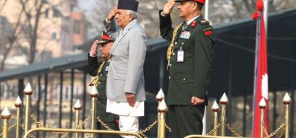 राष्ट्रपति पौडेल प्रजातन्त्र दिवस मूल समारोहमा