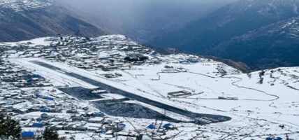 हिउँका कारण हुम्लामा दुई दिनदेखि हवाई सेवा अवरुद्ध