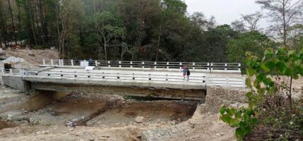 बागलुङको रिठेखोलामा पक्की पुल निर्माण