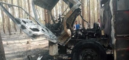 डढेलो निभाउन गएको दमकलमै लाग्यो आगो