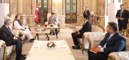 प्रधानमन्त्रीसँग बङ्गलादेशका वातावरणमन्त्रीको शिष्टाचार भेट