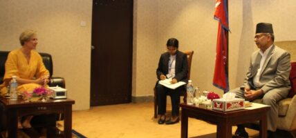 उपराष्ट्रपति यादवसँग यूरोपेली संघका राजदूतको भेट