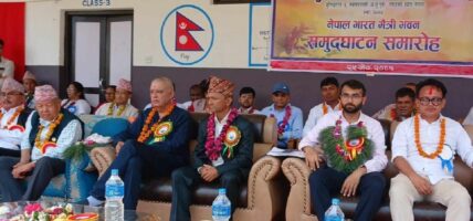 भारतद्वारा नवलपरासी (पूर्व)मा विद्यालय भवन निर्माण