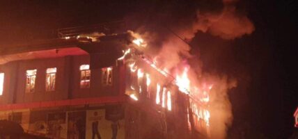 डेल्टा कम्प्लेक्समा भएको आगलागीबाट ५० करोड क्षतिको अनुमान