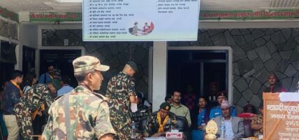 सेनाको एकीकृत स्वास्थ्य शिविरबाट छ सय ६२ जना लाभान्वित
