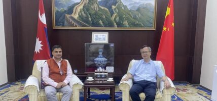 कलंकी-चाबहिल सडक छिटो निर्माण गर्न चिनियाँ राजदूतलाई सांसद प्रदीपको आग्रह