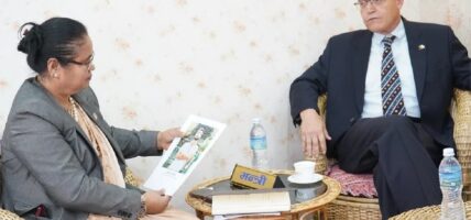 मन्त्री चौधरीसँग इजरायली राजदूत गोडरको भेट, विपिनको रिहाइको माग