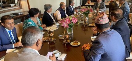 Meeting between Prime Minister Dahal and an Indian businessman