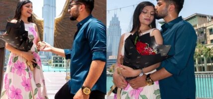 गायक महेश र गायिका अस्मिताले गरे इङ्गेजमेन्ट