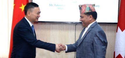 गृहसचिव अर्याल र सिचुवान प्रान्तका भ्वाइस गभर्नर हान्बिङबीच भेट