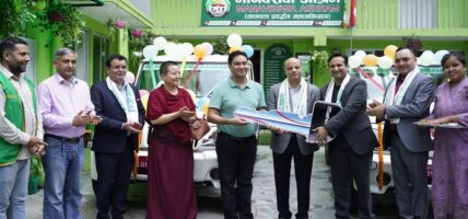नबिल बैंकद्वारा मानव सेवा आश्रमलाई उद्धार वाहन सहयोग
