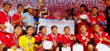 मुख्यमन्त्री कप राष्ट्रिय महिला भलिबलको उपाधि कोशी प्रदेशलाई