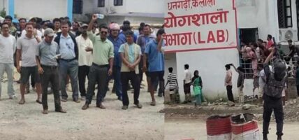 धनगढीको नोभा अस्पतालमा तोडफोड, ४ राउन्ड अश्रुग्याँस प्रहार