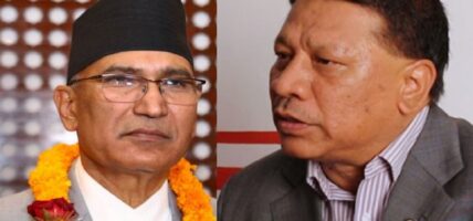 नवनियुक्त उपप्रधानमन्त्री सिंह र पौडेलद्वारा शपथ ग्रहण