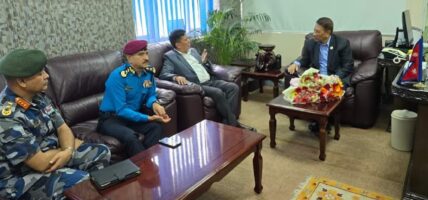 उपप्रधानमन्त्री सिंहसँग तीनवटै सुरक्षा निकायका प्रमुखको भेट