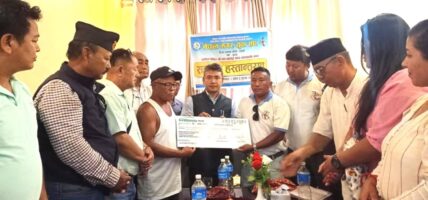 नेपाल मगर युवा संघद्वारा मृगौला पीडितलाई सहयोग