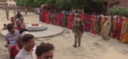 जम्मु–कस्मिरमा विधानसभा निर्वाचनअन्तर्गत पहिलो चरणको मतदान सुरु