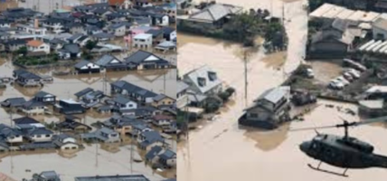 जापानमा वर्षाका कारण छ जनाको मृत्यु