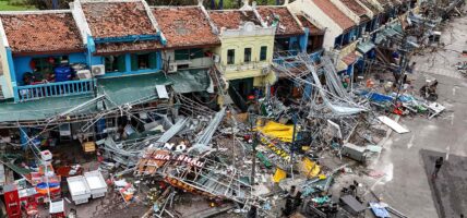 चक्रवात ‘यागी’ले पहिरोमा परी भियतनामको गाउँ ध्वस्त