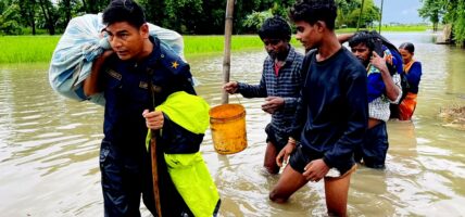 अविरल वर्षाका कारण मोरङमा १०० परिवार विस्थापित