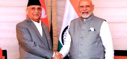 प्रधानमन्त्री ओली र मोदीबिच भेटवार्ता