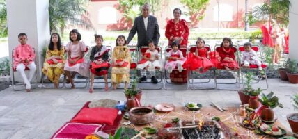 राष्ट्रपतिद्वारा ९ कन्याको सामुहिक पूजा