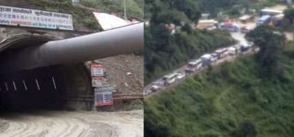 सिस्ने खोलामा बिहीबारदेखि राजमार्ग आंशिक बन्द