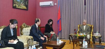 जापान र श्रीलङ्काका राजदूतद्वारा राष्ट्रपतिसँग बिदाइ भेट