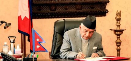 राष्ट्रपतिद्वारा सेना परिचालन गर्न स्वीकृति