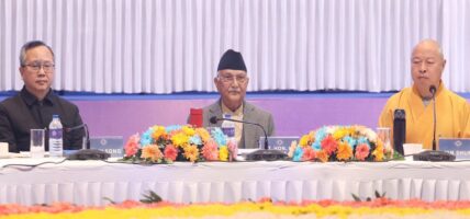 नेपाल र चीनबीचका सम्बन्धमा बौद्ध धर्म चम्किलो धागो बनेर रहेको छ :प्रधानमन्त्री