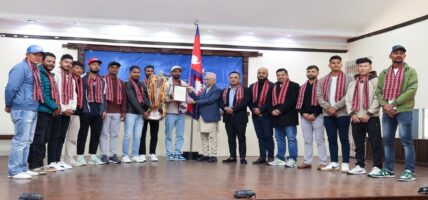 जनकपुर बोल्ट्सलाई प्रधानमन्त्रीको सम्मान