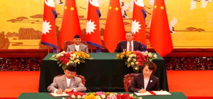 नेपाल र चीनबीच पारस्परिक सहयोगसम्बन्धी सम्झौतामा हस्ताक्षर