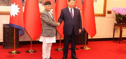 प्रधानमन्त्रीद्वारा चिनियाँ राष्ट्रपतिलाई शुभकामना