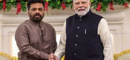 भारतीय राष्ट्रपति मुर्मू र प्रधानमन्त्री मोदीको श्रीलङ्काका राष्ट्रपति दिसानायकेसँग भेटवार्ता