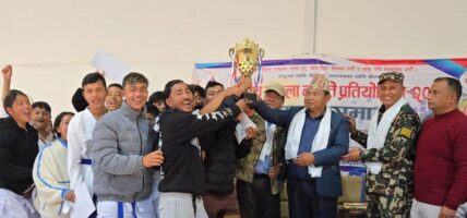 कराते प्रतियोगितामा चौतारा साँगाचोकगढी पहिलो