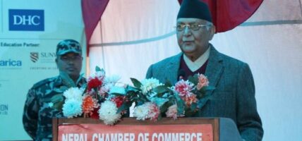 The export numbers from Nepal are fabricated: PM Oli
