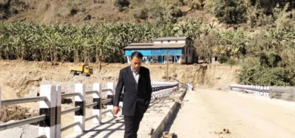 तेह्र करोड १२ लाखमा मोटर चल्ने पुल निर्माण
