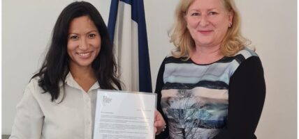 फ्रान्सेली दूतावासले पूर्णिमा श्रेष्ठलाई सद्भावना दूतमा नियुक्त