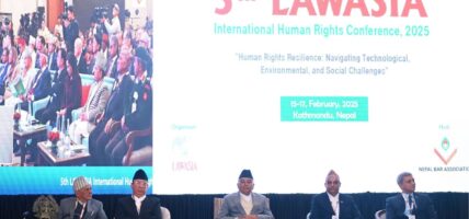 लोकतन्त्र नै न्यायपूर्ण समाजको आधारशीला र मौलिक अधिकारकोहरूको जीवनरेखा हो: राष्ट्रपति
