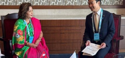 परराष्ट्रमन्त्री डा.देउवा र जापानी विदेशराज्यमन्त्री भेटवार्ता