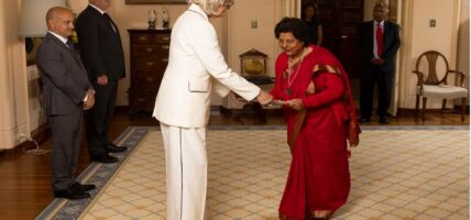Ambassador Yadav presents her credentials in Australia