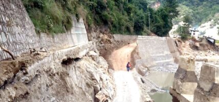 क्षतिग्रस्त बिपी राजमार्गको मर्मत सुरु