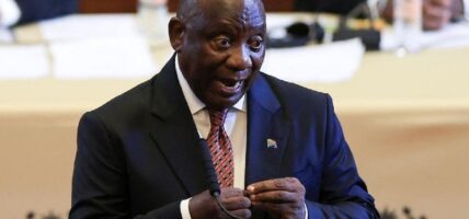 “We will not be bullied,” the South African president said in reference to Trump’s threat in an address to the country