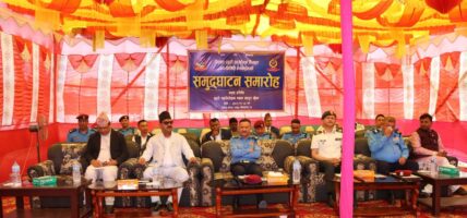 प्रहरी महानिरीक्षक कुँवरबाट जिल्ला प्रहरी कार्यालय रौतहटमा नवनिर्मित भवनहरू उद्‌घाटन