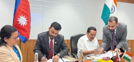 नेपाल र भारतबीच वासक्षेत्रको विकास सम्बन्धी समझदारीपत्रमा हस्ताक्षर