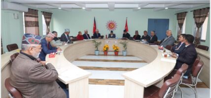 एमाले सचिवालय बैठक बस्दै